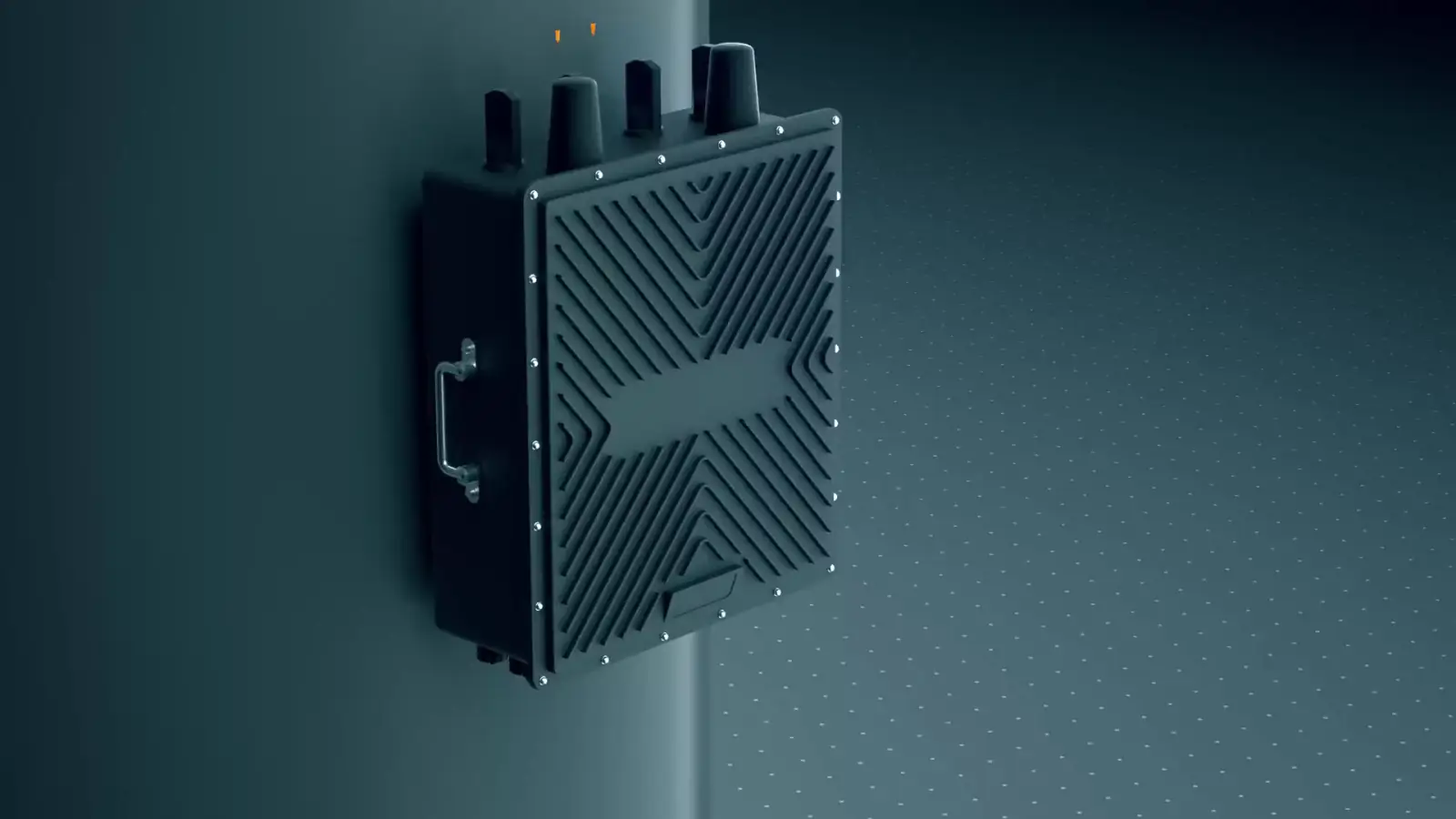 A 375edge sensor node scanning traffic and pedestrians